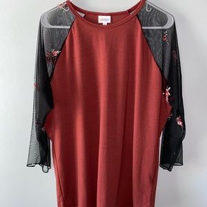 Black and red Lularoe Randy